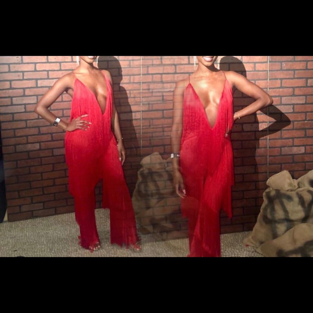 Fringe jumpsuit